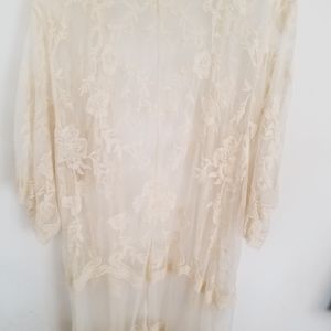 Time and True Lace Swim Coverup